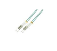 LogiLink - Cordon de raccordement - LC multi-mode (M) pour LC multi-mode (M) - 15 m - fibre optique - duplex - 50 / 125 microns - OM3 - sans halogène