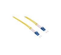 - Cordon de raccordement - mode unique LC (M) pour mode unique LC (M) - 5 m - fibre optique - duplex - 9 / 125 micromètres - OS2 - sans halogène -