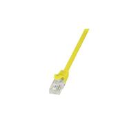 Câble réseau LogiLink CAT 5e U/UTP 3 jaune - CP1067U - 3.00 m - jaune - [1x RJ45 mâle - 1x RJ45 mâle]