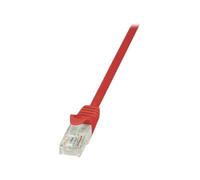 LogiLink - Cordon de raccordement - RJ-45 (M) pour RJ-45 (M) - 3 m - UTP - CAT 5e - rouge