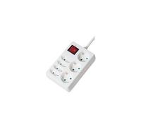 LogiLink - Coupe-circuit - CA 250 V - 3500 Watt - entrée : bipolaire - connecteurs de sortie : 7 - 5 m cordon