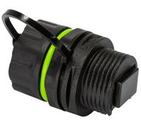 LogiLink Coupleur fibre optique avec capuchon de protection SC-Simplex IP68 noir/vert