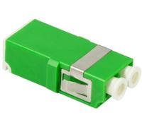 LogiLink Coupleur fibre optique LC-Duplex/APC sans bride vert