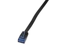 LogiLink CP0134B Câble réseau Cat5e UTP AWG 30 RJ45 1 m Bleu/Noir