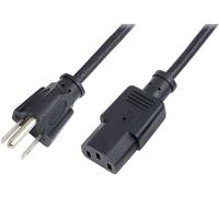 LogiLink Câble d'alimentation CP099 YP-12/YC-14 USA 1,80 m Noir