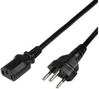 LogiLink CP102 Câble d'alimentation suisse LogiLink, 1,8 m, noir