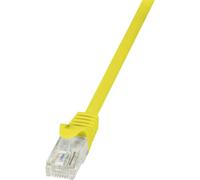 LogiLink CP1037U Câble réseau Cat5e UTP AWG26 1 m Jaune