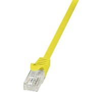 LogiLink CP1067U Câble réseau Cat5e UTP AWG26 3 m Jaune