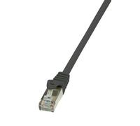 LogiLink CP1083S Câble réseau Cat5e F/UTP AWG26 7,50 m Noir