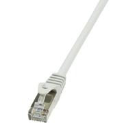 LogiLink CP1112S RJ45 Câble réseau, câble patch CAT 5e F/UTP 20.00 m gris 1 pc(s)