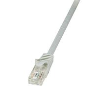LogiLink - Cordon de raccordement - RJ-45 (M) pour RJ-45 (M) - 20 m - UTP - CAT 5e - moulé, sans crochet - gris
