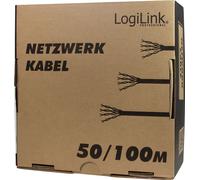 Logilink CP2100S Logilink Patchkabel PrimeLine, Cat.6, S/FTP, grau, 100 m