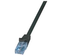 LogiLink CP3013U câble de réseau Noir 0,25 m Cat6a U/UTP (UTP)