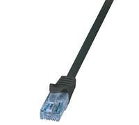 LogiLink CP3053U câble de réseau 2 m Cat6a U/UTP (UTP) Noir - Câbles de réseau (2 m, Cat6a, U/UTP (UTP), RJ-45, RJ-45, Noir)