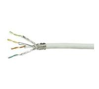 LogiLink CPV0055 : Câble Réseau Cat7 S/FTP (S-STP) 305m Blanc LSZH, 10000 Mbit/s, 600 MHz, Diamètre 6.2mm a