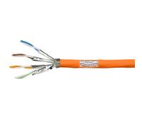 LogiLink CPV0058 câble réseau Cat7 S/FTP (S-STP) 25 m orange pour connexions haut débit blindées