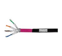 LogiLink CPV0082 câble de réseau Noir, Rose 100 m Cat7