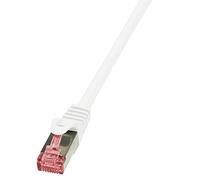 LogiLink CQ2021S Cat.6 S/FTP PIMF PrimeLine Patch Cable, 0.50 Meter Length, Whit