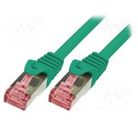 LogiLink PrimeLine - Cordon de raccordement - RJ-45 (M) pour RJ-45 (M) - 3 m - SFTP, PiMF - CAT 6 - sans halogène - vert
