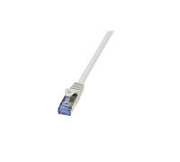 LogiLink CQ3022S Cat.6A 10G S/FTP PIMF PrimeLine Ethernet Patch Cable Cat6, 0.50