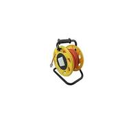 Logilink cq3060s enrouleur de câble réseau avec prises 6a stp rj45keystone 60m