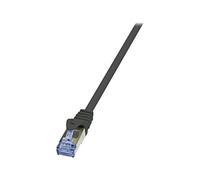 LogiLink CQ4013S Câble de Patch 600 MHz 0,25 m Noir