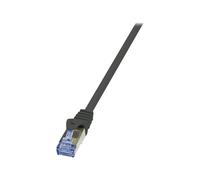 LogiLink CQ4013S Cat 7 600MHz S/FTP PrimeLine Patch Cable, 0.25 Meter Length, Bl