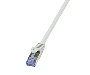LogiLink CQ4022S Cat 7 600MHz S/FTP PrimeLine Patch Cable, 0.50 Meter Length, Gr