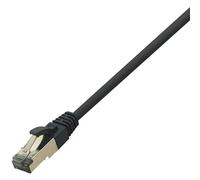 LogiLink CQ8033S RJ45 Câble réseau, câble patch CAT 8.1 S/FTP 1.00 m noir sans halogène 1 pc(s)