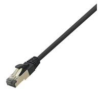LogiLink CQ8063S RJ45 Câble réseau, câble patch CAT 8.1 S/FTP 3.00 m noir sans