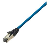 Logilink Cq8076s Rj45 Câble Réseau, Câble Patch Cat 8.1 S/ftp 5.00 M Bleu séns Halogène 1 Pc(s) R217691
