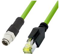 LogiLink CQM015S RJ45 Câble réseau, câble patch CAT 6a 0.25 m vert ignifuge, sans halogène, résistant aux acides, résistant aux UV, résistant aux huiles 1 pc(s)
