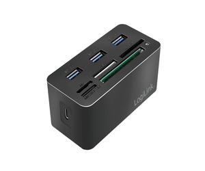 LogiLink CR0046 station d'accueil Avec fil USB 3.2 Gen 1 (3.1 Gen 1) Type-C Noir