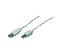 LogiLink CU0009 Câble USB 2.0 Mâle/Mâle 5 m Gris