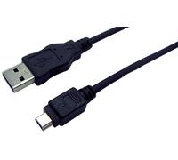 LogiLink CU0014 Câble LogiLink USB 2.0, USB-A - USB Mini 5 broches mâle, 1,8 m