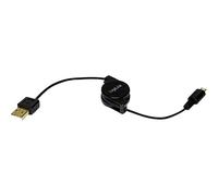 LogiLink Câble USB CU0090 0,75 m USB 2.0 USB A vers Micro-USB B Noir