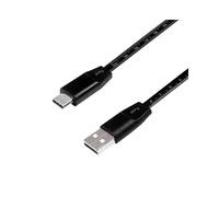 LogiLink CU0157 Câble USB 2.0 1m Noir - Connecteur USB-A vers USB-C, 5V/3A, RoHS - Référence CU0157