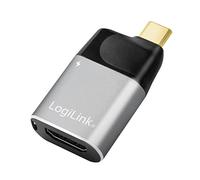 LogiLink CUA0203 - Adaptateur USB 3.2 Gen2 (Type-C) vers HDMI (Type-A), Ultra HD jusqu'à 4K, Port USB-C PD 3.0 (Power Delivery), Noir/Gris