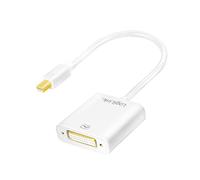 LogiLink CV0037 Adaptateur Mini DisplayPort vers DVI Mâle/Femelle Blanc