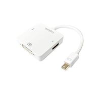 LogiLink Adaptateur vidéo externe Mini DisplayPort vers DVI/HDMI/DisplayPort G