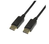 LogiLink CV0077 câble DisplayPort 10 m Noir