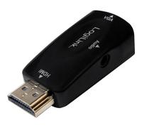 LogiLink CV0107 Adaptateur [1x HDMI mâle - 1x VGA femelle] noir