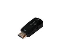 LogiLink CV0107 changeur de genre de câble HDMI VGA Noir