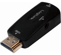 LogiLink CV0107 Kabeladapter HDMI VGA Schwarz (CV0107)