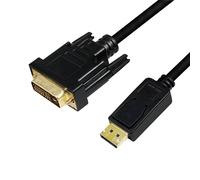 LogiLink CV0130 câble vidéo et adaptateur 1 m DisplayPort DVI Noir