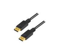 LOGILINK CV0139 - Câble DisplayPort, fiche DisplayPort 1.4, 8K/60 Hz, 5 m, noir