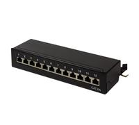 LogiLink Desktop Patch Panel Cat. 6A 12 ports noir