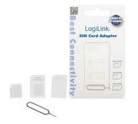 LogiLink Dual SIM Card Adapter - Kit d'adaptateurs de carte SIM