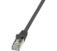 LogiLink EconLine Câble réseau Cat6 F/UTP AWG26 0,25 m Noir