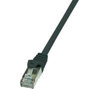 Câble réseau LogiLink CAT 6 F/UTP 7,50 m, noir - CP2083S - [1x RJ45 mâle - 1x RJ45 mâle]